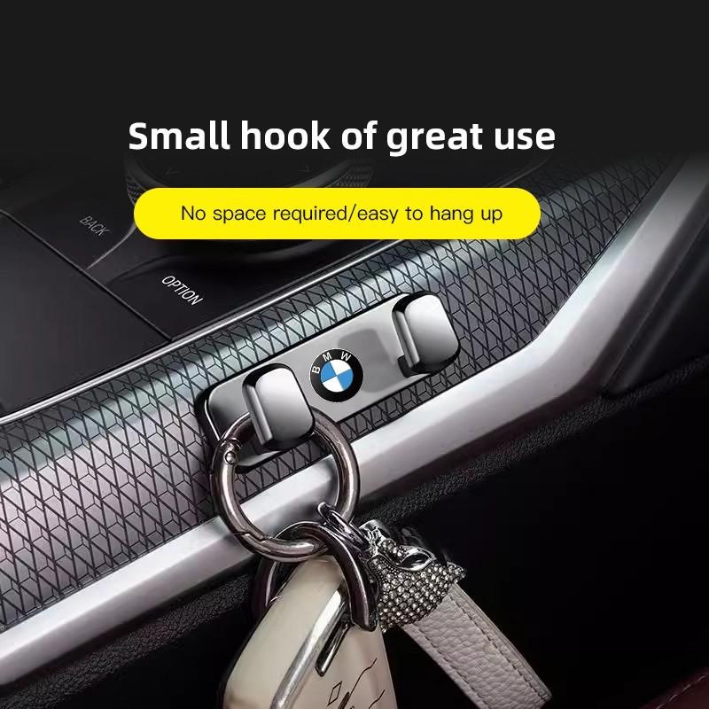 Zinc alloy Car Hook Randomly Pasted Storage Bracket Sticker For BMW X1 X3 X4 X5 E46 E90 F20 E60 E39 F10 M1 M2 M3 M5 M6 E87 M E36 TC9
