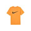 T-shirt à Col Rond avec Grand Imprimé Logo Homme Hauts Orange BV0628-833