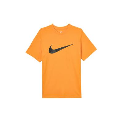 Large Logo Print Crew Neck T-Shirt Men Tops Orange BV0628-833