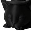 Black Cat Figurine Halloween Decoration Sleeping Witch Cat Sculpture Tabletop Ornament for Indoor Outdoor Garden Porch Desk Decor