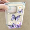 Cartoon Butterfly Flower Case For iPhone 16 Pro Max 15 14 13 12 11 Shockproof Slim Soft Silicone Case Cover