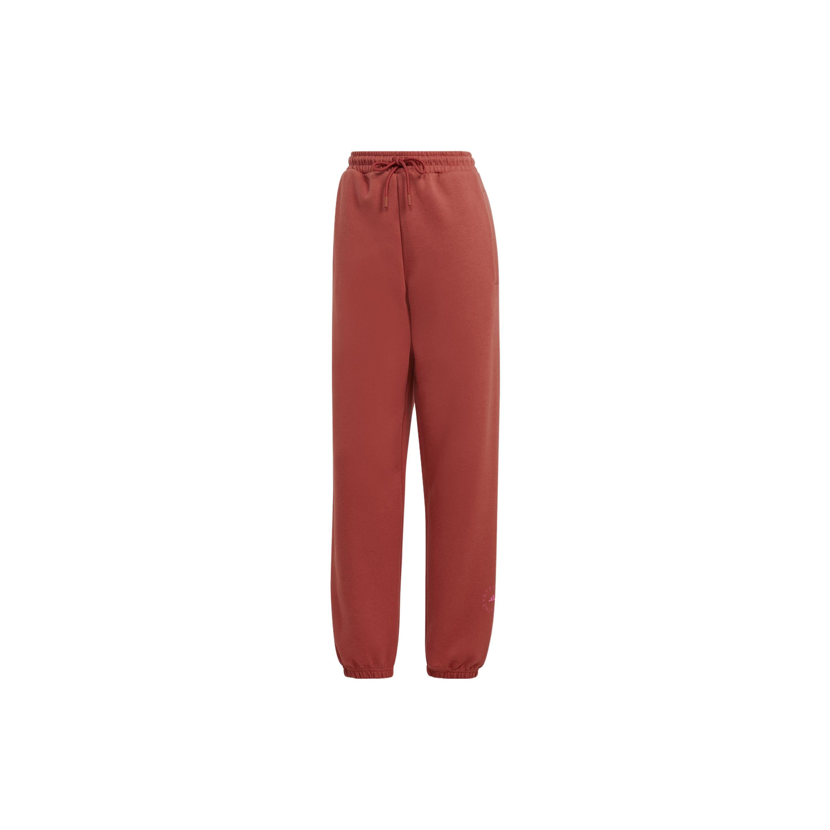 

Adidas Solid Color Simple Drawstring Loose Sports Pants Unisex Bottoms Wild-Brown IB9030 XS