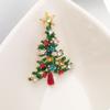 Colorful Girls Women Christmas Tree Brooch Pin Jewelry Christmas Gift Fashion Accessories