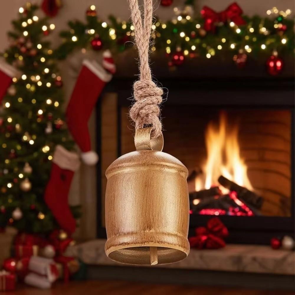 Hanging Rope Christmas Decorative Bells DIY Christmas Ornament Christmas Decor