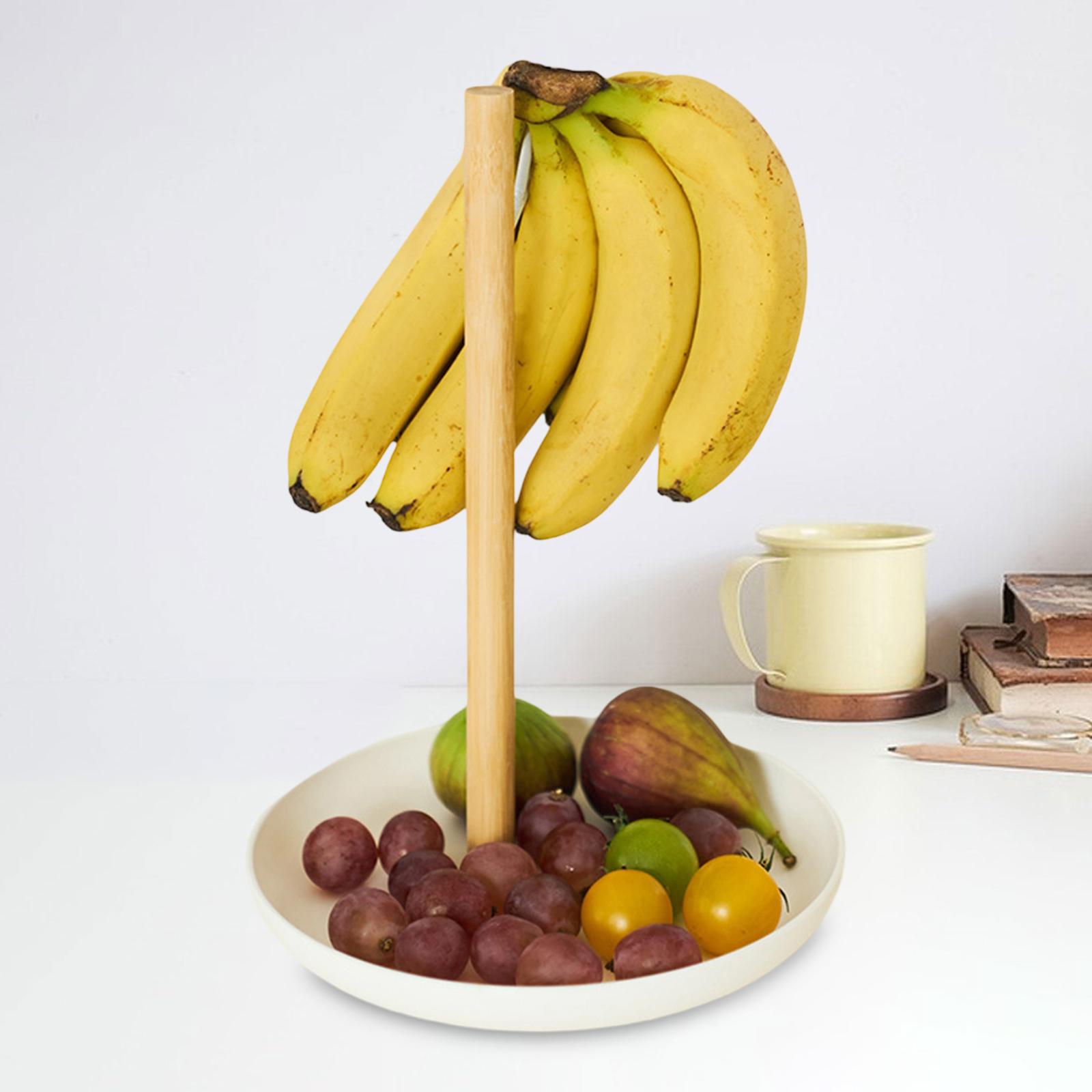 

Fruit Storage Basket Multifunction Banana Holder for Kitchen Countertop белый