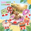 Cartoon Pet Mat - Breathable Ice Silk Summer Pad, Non- & Bed For Cats & Dogs
