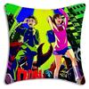 Comic cartoon D-Dandadans Pillow Covers Cartoon Sofa Decorative Home Double-sided Printing Short Plush Cute Cushion Cover