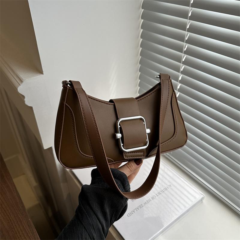 Temperament Simple and Fashionable Shoulder Bag Women's Spring New Versatile Underarm Bag Korean Version of Women's Bag