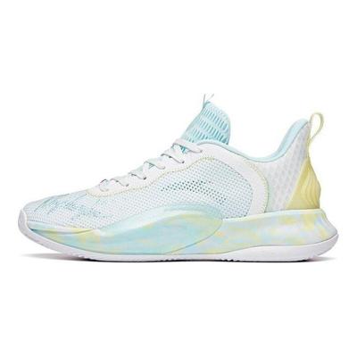 Light Cavalry 6 Non-Slip Wear-Resistant Low-Top Basketball Shoes Men Sneakers White Blue Green 112121605-7