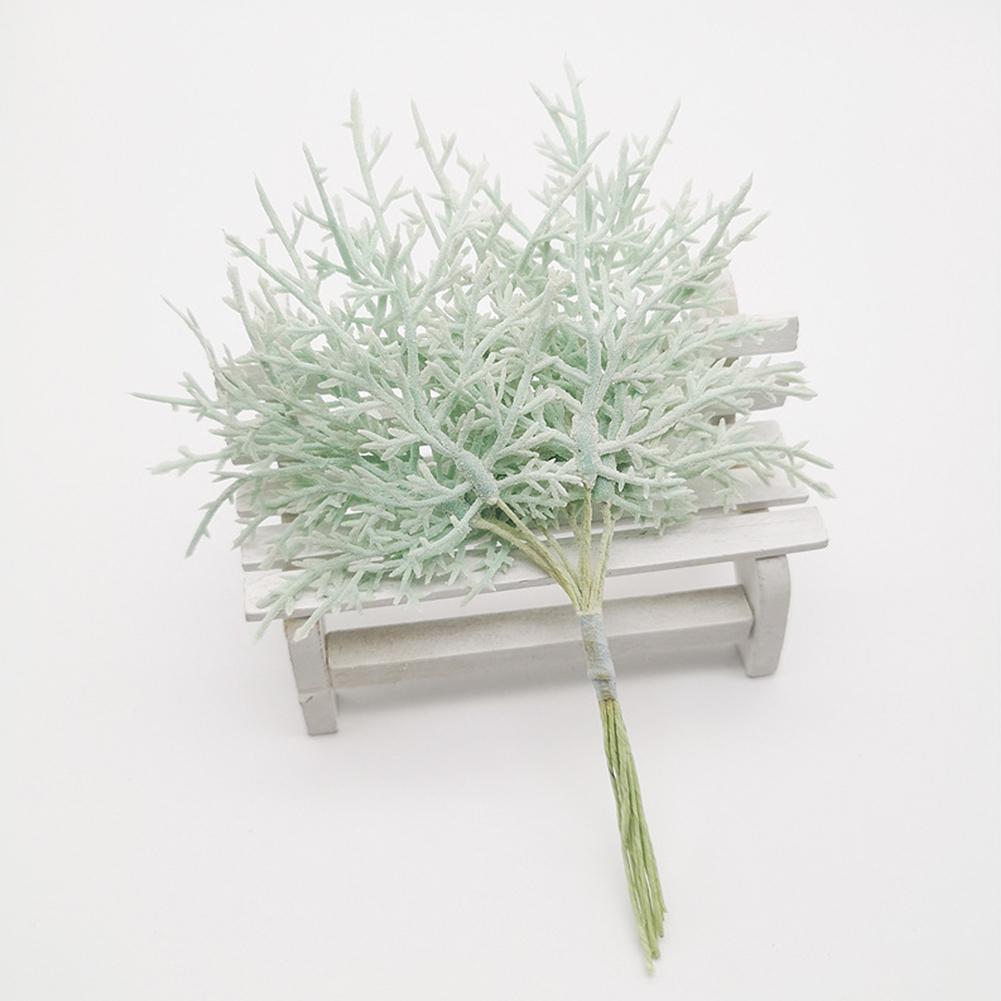 Home Decor Wedding Decor DIY Accessory Artifiical Plant Christmas Grass Plastic Xmas Wreath 10PCS/bundle 15cm Iron