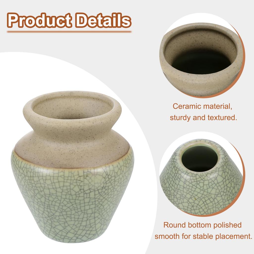 Uxcell Ceramic Chasen Stand, 66mm, Matcha Tea Towel Holder, Tea Set Towel Stand, Traditional Matcha Chasen Holder, Tea Set Accessory for Tea Tasting,