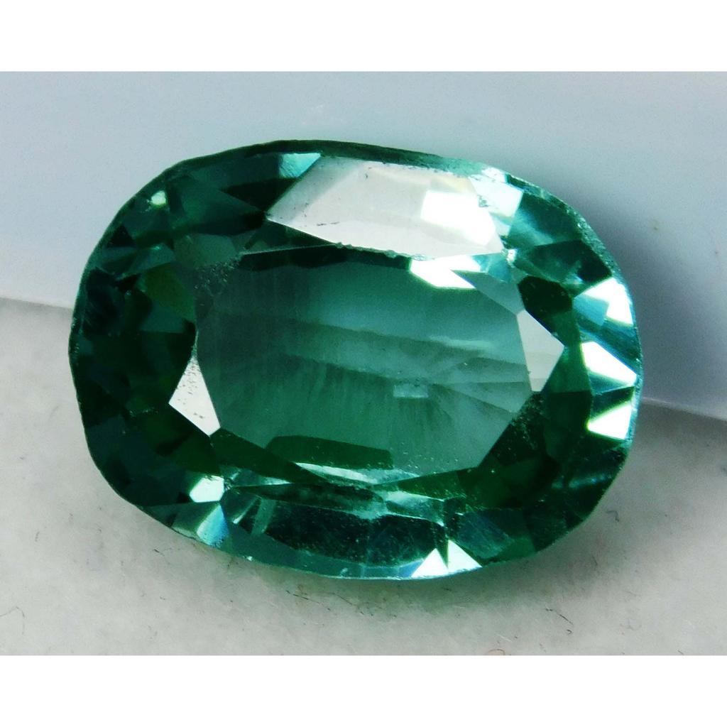 Natural Teal Sapphire Oval Cut Bluish Green 7 Carat Loose Gemstone CERTIFIED A-4247