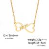 Mama Letter Pendant Butterfly Necklace for Women Stainless Steel  Chain Choker Trendy Family Jewelry Mother's Day Gift for Mom
