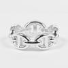 HERMES Chaine d'Ancre PM Ring Silver925 #4.5(US Size) 5.4g Women Used
