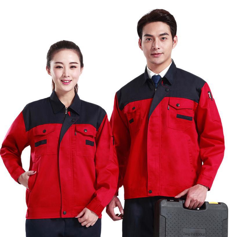 Customizable Autumn/Winter Workwear Jacket with Logo for Auto Repair Workshop