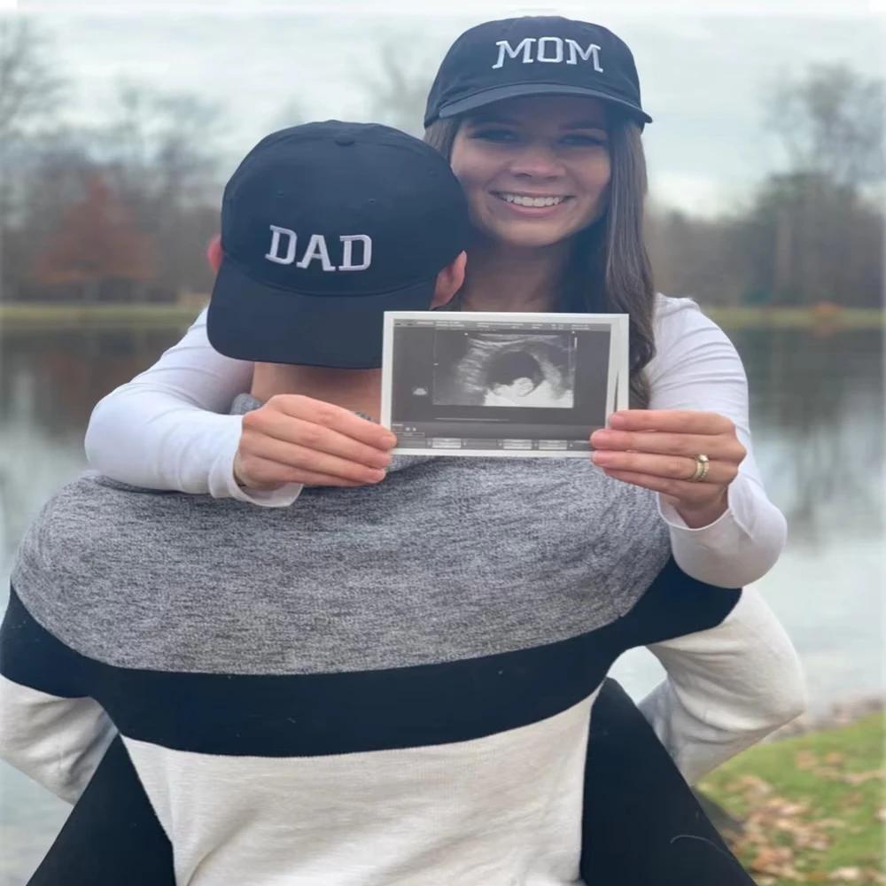 Mom and Dad Embroidered Baseball Hat Retro Sports Running Sunscreen Leisure Daily Versatile Travel Duck Tongue Hat