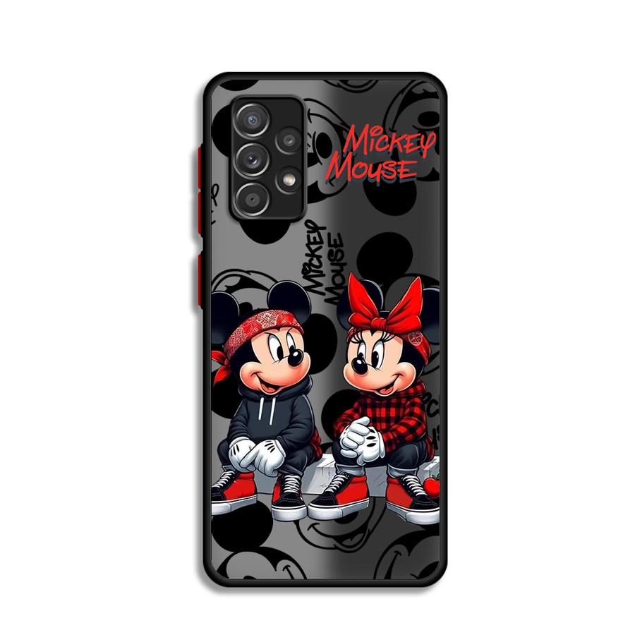 Disney Mickey Mouse Phone Case for Samsung A12 A13 A14 A15 A22 A23 A32 A52 A72 4G 5G A25 A33 A34 A35 A53 A54 A55 A73 5G A24 4G