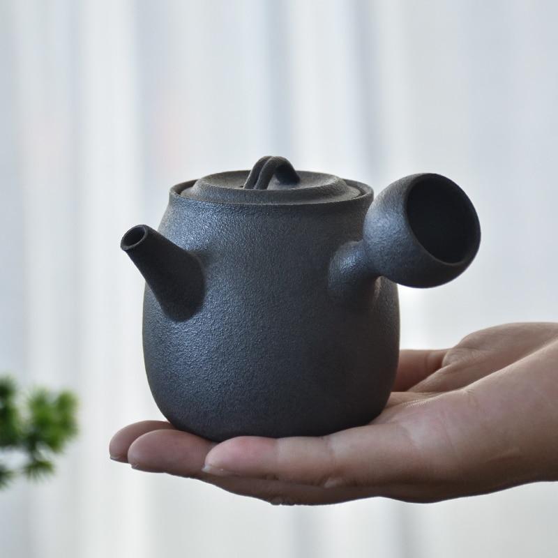 270ml Japanese Style Ceramic Teapot Minimalist Kung Fu Tea Set