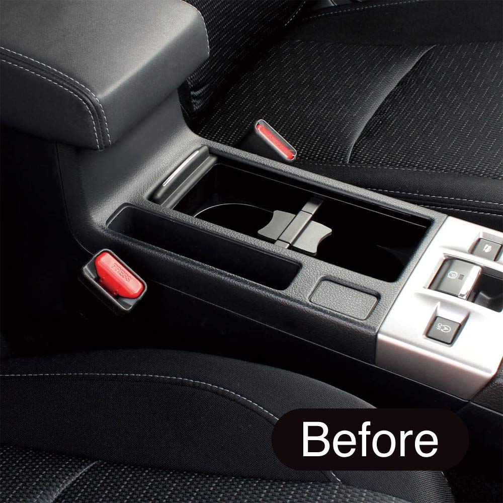 Tsuchiya Yac Console Tray for Subaru VM Series Vehicle-Specific Levorg, Black, SY-SB5