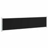 Retractable Side Awning 140 x 600 cm Black