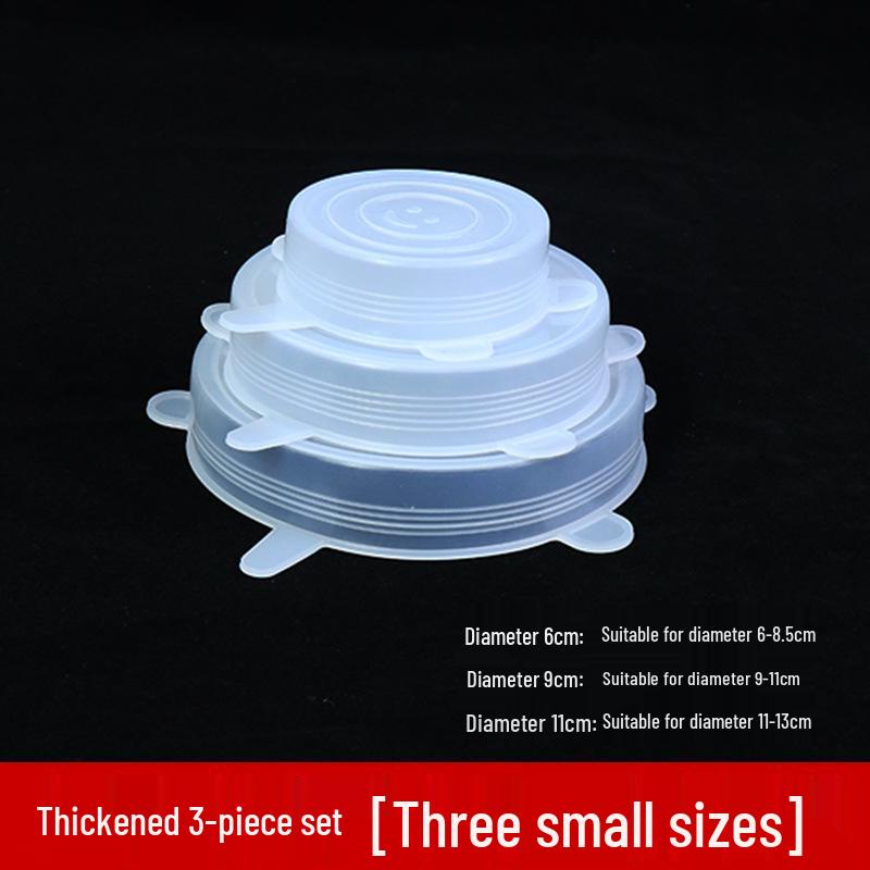 Silicone Universal Food-Grade Microwave Cover: Transparent, High-Temp Resistant