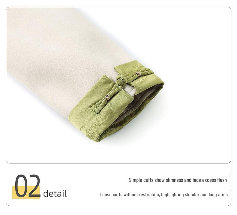 Retro Chinese Style Stand-up Collar Top: Spring & Autumn Plus Size Jacket for Middle-aged and Elderly Women