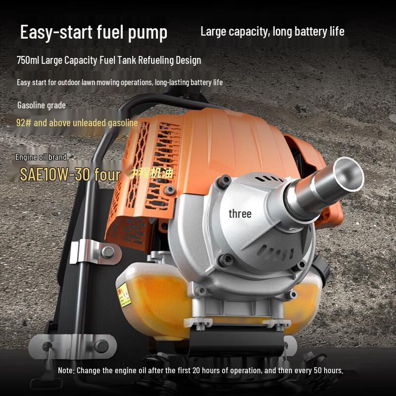 Dongcheng FF03-BG431 4-Stroke Gasoline Backpack Brush Cutter CN plug (adapter included)