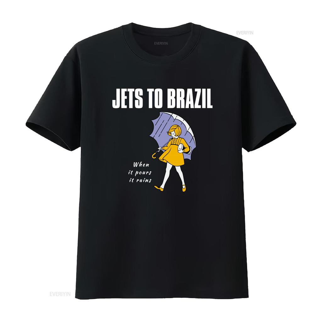 Jets To Brazil Rainy Day T Shirt Morton Salt Girl Design Emo Merch Style Stay Salty vintage Washed Versatile homme streetwear