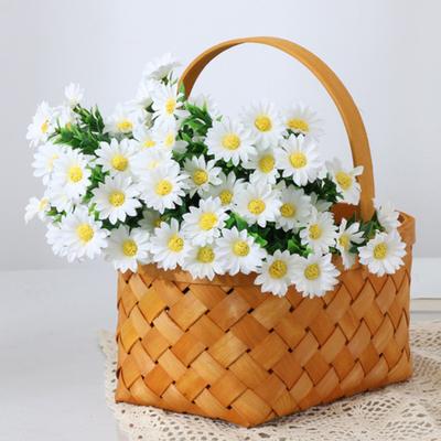 Outdoor Künstliche Gänseblümchen Blumen Künstliche Blumen für Innen UV-Beständig Wasserdicht Realistisch Kunstblumen Sträuße Außen Hängende Pflanzen Garten
