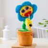 Elektrische Tanzende Sonnenblume Spielzeug Wiederholt Was Du Sagst Aufnahme Singen Plüsch Topfblume Spielzeug Kleinkinder Pädagogisch Interaktives Plüschtier Musikalisches Spielzeug