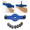 Hole Self Centering Kit Woodworking Holing with mm Drill Bushings Pocket Wood Vertical