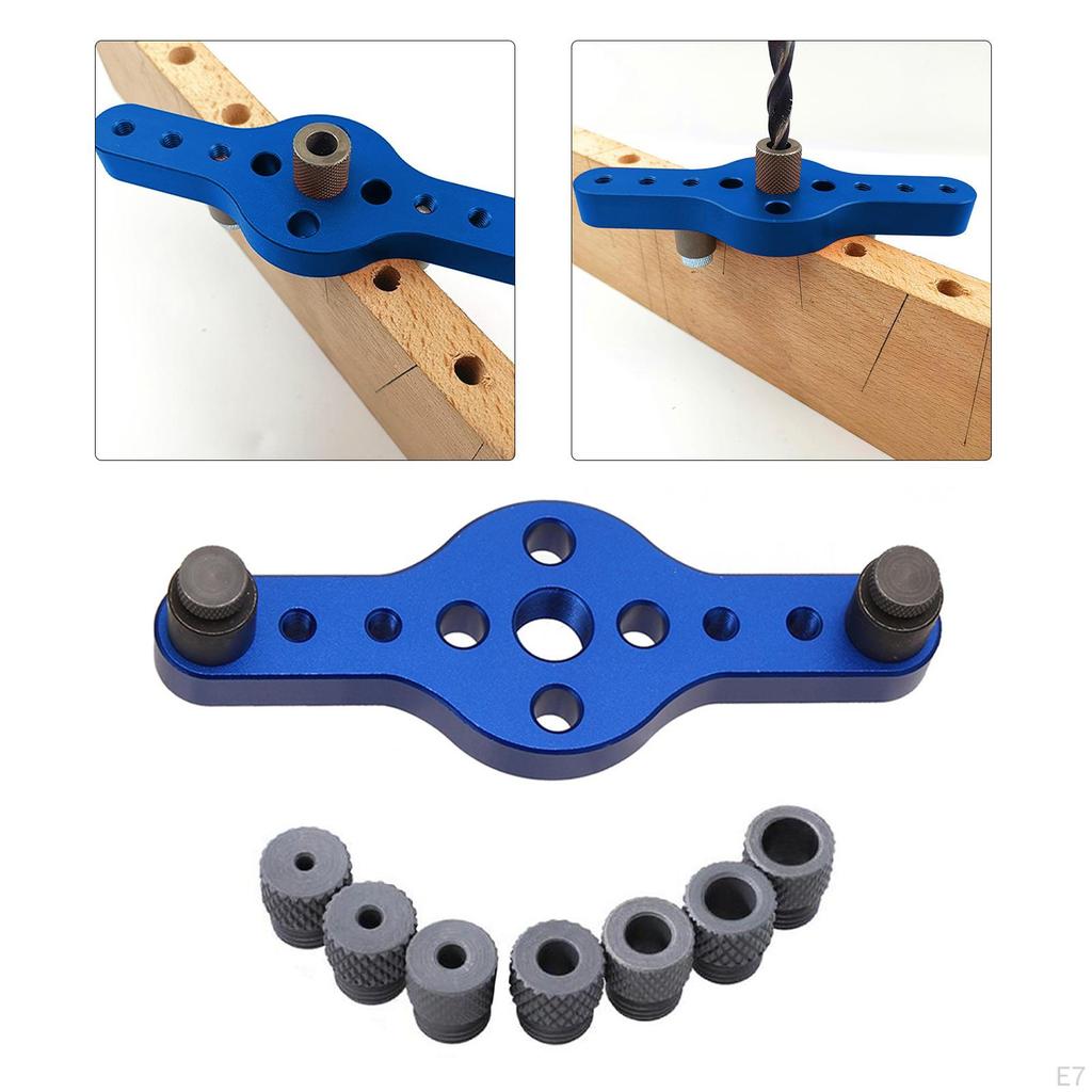 Hole Self Centering Kit Woodworking Holing with mm Drill Bushings Pocket Wood Vertical