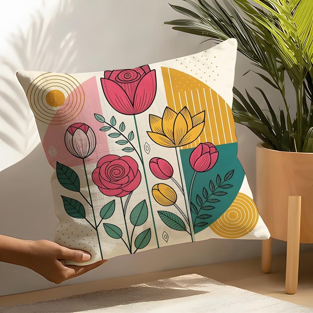 3 Blue Bird Home Decor Print Pillow Case Home Living Room Decoration Linen Pillowcover Pillow Cases Cushion Cover