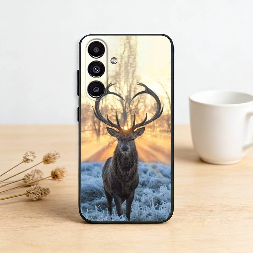 D-deer Hunting     Phone Case For Samsung Galaxy A91,80,73,72 ,71,53,52,32 ,31,22,21s,20,Soft Black Case