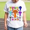 Horká hra Sprunki Beats Tričko Dětská Móda Ležérní Kreslený Incredibox Trička Kluci Kulatý Výstřih Krátký Rukáv Holky Letní Oblečení