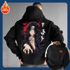 Bluza z kapturem Naruto Sasuke Luźna Odzież Peryferyjna Jesień i Zima Unisex Luźna Bluza z kapturem