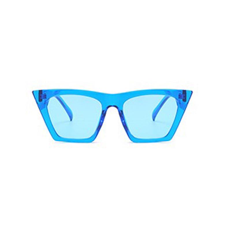 Twooo 113003 New Fashion Square Colorful Plastic Frame Women Sunglasses 2022