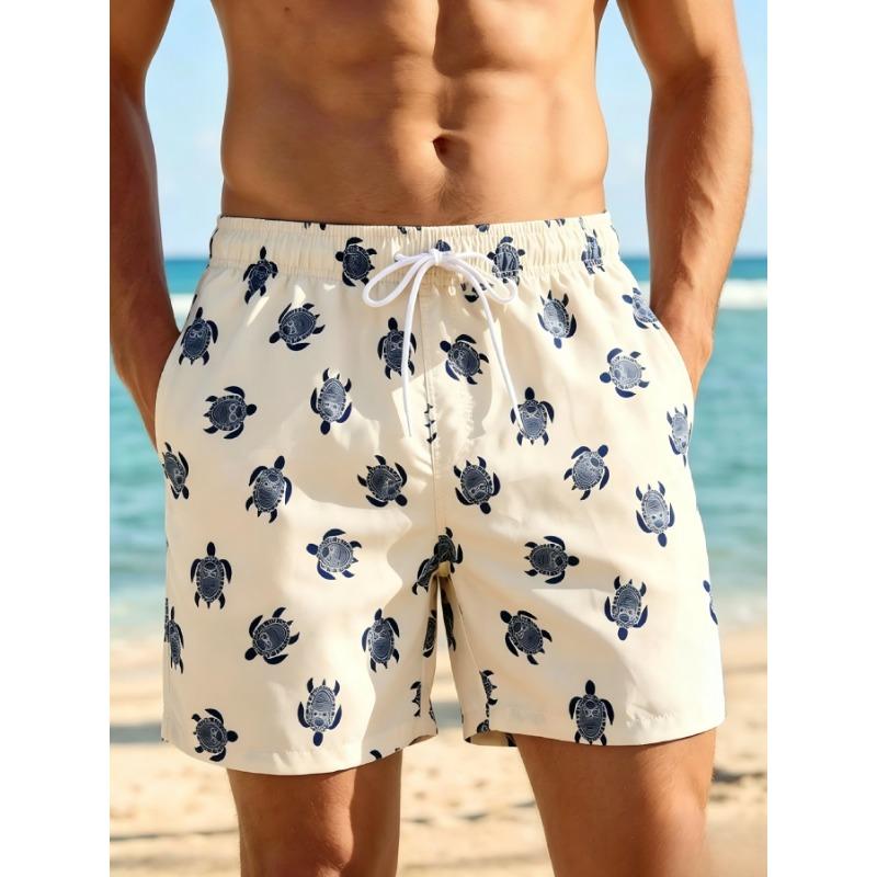 Men's Beach Shorts, Men's Swimming Trunks, Personalized Creative Pattern Printing,