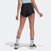 Adidas Originals Trefoil Contrast Trim Logo Drawstring Shorts Women Shorts Black HK5087