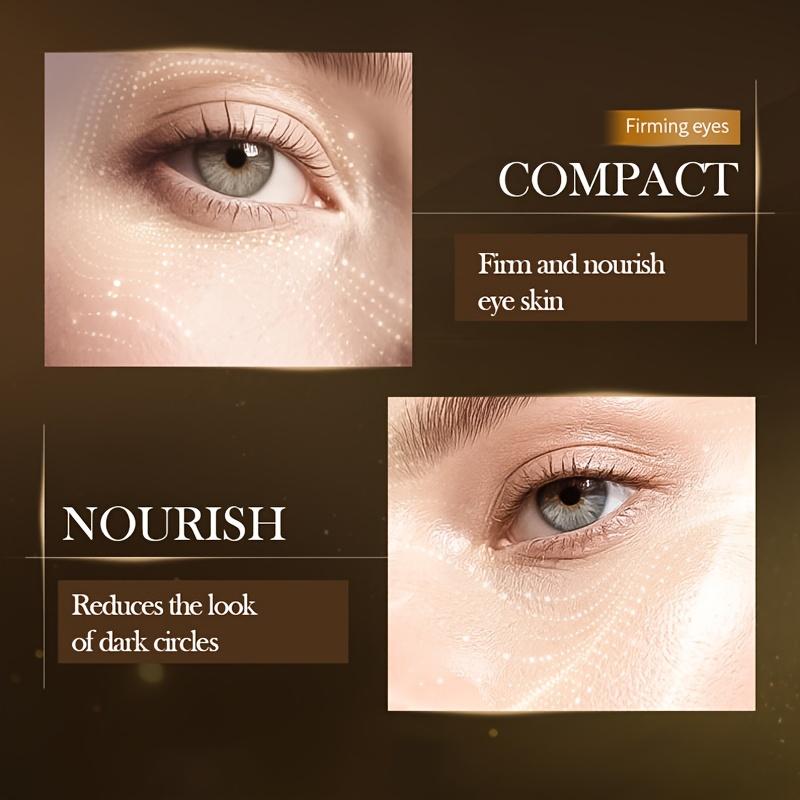 60pcs/box Orange VC Collagen Starry Eye Mask, Tighten, Nourish and Smooth Reduce Fine Lines Around The Eyes ,Remove Dark Circles Firming Eye Mask