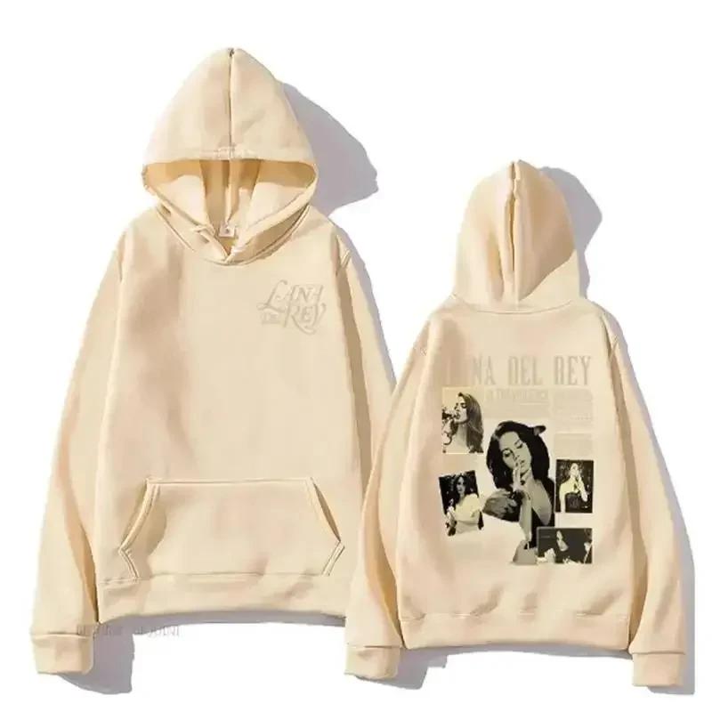 Casual Lana Del Rey Singer Hoodies for and Women Harajuku Fashion Long Sleeve Sweatshirt Moleton Graphic Print Streetwear