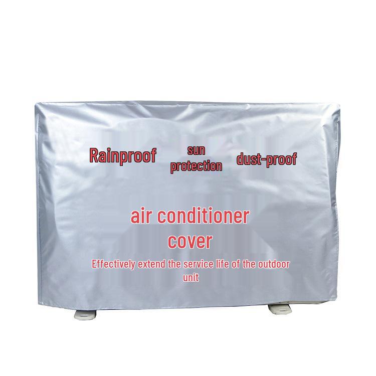 

Универсальный пылезащитный чехол для наружных блоков настенных кондиционеров Gree/Midea (1.5P, 2P, 3P) 1P серебряный серый