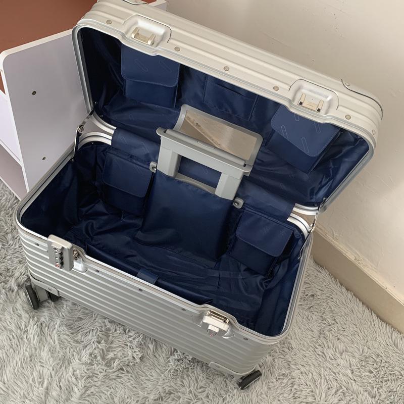 Aluminum-Magnesium Alloy Multi-Functional Carry-on Trolley Suitcase for Photography