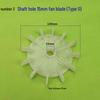 Plastic Cooling Fan Blade for 220V/380V Electric Motor and Booster Pump