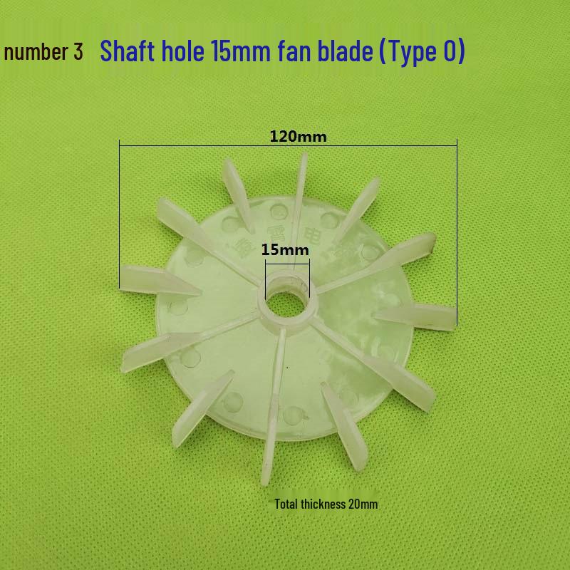 Plastic Cooling Fan Blade for 220V/380V Electric Motor and Booster Pump