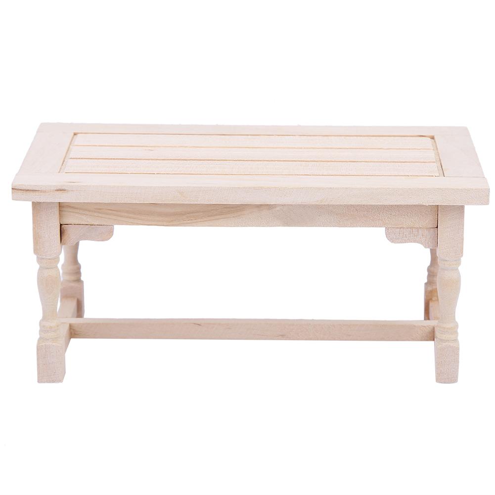 

1:12 Mini Wooden Garden Dining Room Table Furniture Model for Dollhouse
