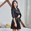 Bademantel Frau Dusche Frauen Pyjama Herbst Winter Einfarbig Bademäntel Langarm Pyjama Langarm Loungewear Studentenmäntel