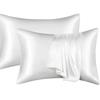 2Pieces Satin Pillowcase Set 50x66cm Optional Color Smooth And Soft Pillow Covers For Hair And Skin Protection