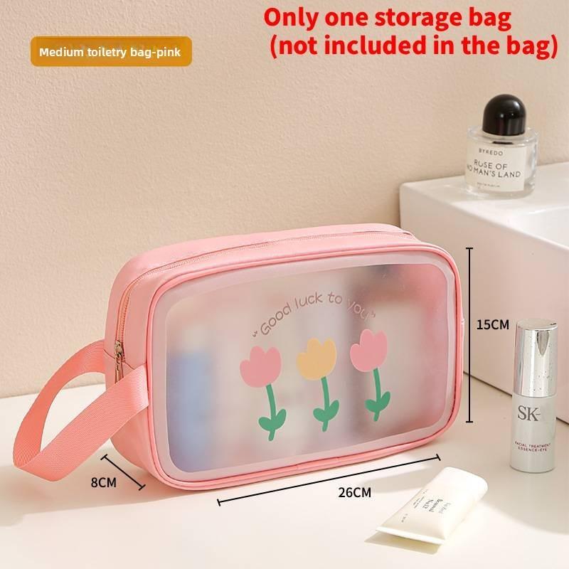 Cute Cartoon Waterproof Travel Makeup Bag Large Capacity Organizer For Girls