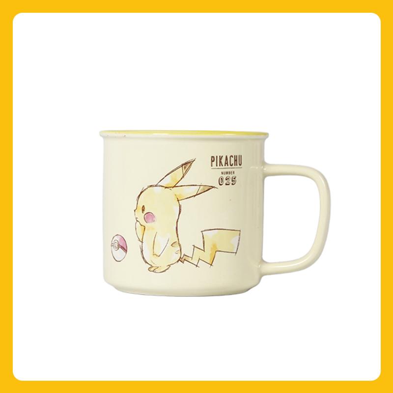 SHUNXIANG Pokémon Ceramic Mug Pikachu Breakfast Milk Cups Office Coffee Tea Cup Cartoon Anime Theme Porcelain Water Cups Gift